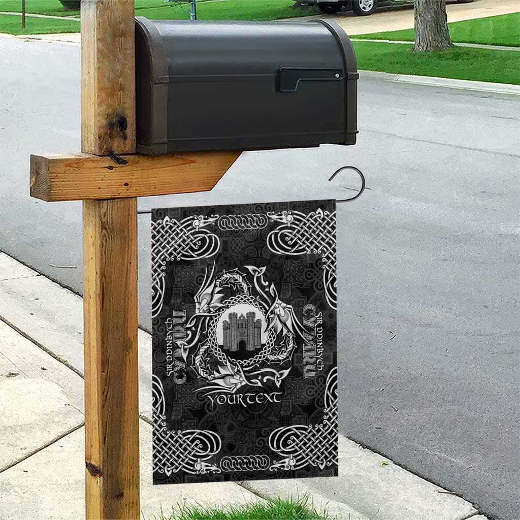 Personalized Denbighshire Sir Ddinbych Garden Flag Black Gatehouse Denbigh Castle Celtic-inspired - Wonder Print Shop