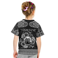 Personalized Denbighshire Sir Ddinbych Kid T Shirt Black Gatehouse Denbigh Castle Celtic-inspired - Wonder Print Shop