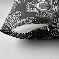 Personalized Denbighshire Sir Ddinbych Pillow Cover Black Gatehouse Denbigh Castle Celtic-inspired - Wonder Print Shop