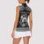 Personalized Denbighshire Sir Ddinbych Women Sleeveless Polo Shirt Black Gatehouse Denbigh Castle Celtic-inspired - Wonder Print Shop