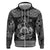 Personalized Denbighshire Sir Ddinbych Zip Hoodie Black Gatehouse Denbigh Castle Celtic-inspired - Wonder Print Shop