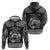 Personalized Denbighshire Sir Ddinbych Zip Hoodie Black Gatehouse Denbigh Castle Celtic-inspired - Wonder Print Shop