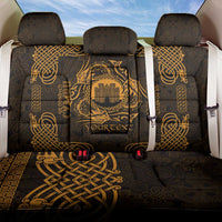 Personalized Denbighshire Sir Ddinbych Back Car Seat Cover Gold Gatehouse Denbigh Castle Celtic-inspired - Wonder Print Shop