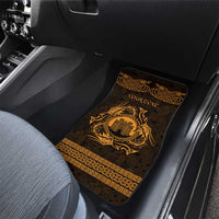 Personalized Denbighshire Sir Ddinbych Car Mats Gold Gatehouse Denbigh Castle Celtic-inspired - Wonder Print Shop