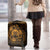 Personalized Denbighshire Sir Ddinbych Luggage Cover Gold Gatehouse Denbigh Castle Celtic-inspired - Wonder Print Shop