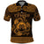 Personalized Denbighshire Sir Ddinbych Polo Shirt Gold Gatehouse Denbigh Castle Celtic-inspired - Wonder Print Shop