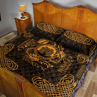 Personalized Denbighshire Sir Ddinbych Quilt Bed Set Gold Gatehouse Denbigh Castle Celtic-inspired - Wonder Print Shop