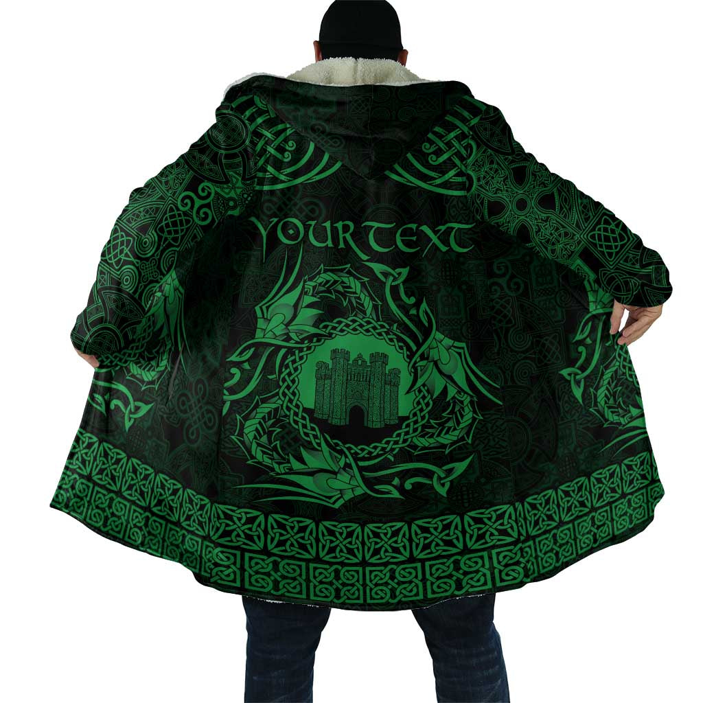 Personalized Denbighshire Sir Ddinbych Cloak Green Gatehouse Denbigh Castle Celtic-inspired - Wonder Print Shop