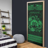 Personalized Denbighshire Sir Ddinbych Door Cover Green Gatehouse Denbigh Castle Celtic-inspired - Wonder Print Shop