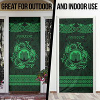 Personalized Denbighshire Sir Ddinbych Door Cover Green Gatehouse Denbigh Castle Celtic-inspired - Wonder Print Shop