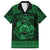 Personalized Denbighshire Sir Ddinbych Family Matching Long Sleeve Bodycon Dress and Hawaiian Shirt Green Gatehouse Denbigh Castle Celtic-inspired - Wonder Print Shop