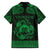 Personalized Denbighshire Sir Ddinbych Family Matching Summer Maxi Dress and Hawaiian Shirt Green Gatehouse Denbigh Castle Celtic-inspired - Wonder Print Shop