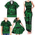 Personalized Denbighshire Sir Ddinbych Family Matching Tank Maxi Dress and Hawaiian Shirt Green Gatehouse Denbigh Castle Celtic-inspired - Wonder Print Shop