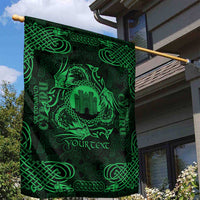 Personalized Denbighshire Sir Ddinbych Garden Flag Green Gatehouse Denbigh Castle Celtic-inspired - Wonder Print Shop
