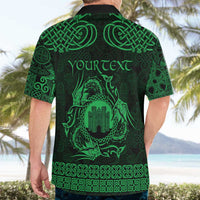 Personalized Denbighshire Sir Ddinbych Hawaiian Shirt Green Gatehouse Denbigh Castle Celtic-inspired - Wonder Print Shop