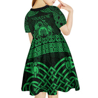 Personalized Denbighshire Sir Ddinbych Kid Short Sleeve Dress Green Gatehouse Denbigh Castle Celtic-inspired - Wonder Print Shop