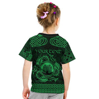 Personalized Denbighshire Sir Ddinbych Kid T Shirt Green Gatehouse Denbigh Castle Celtic-inspired - Wonder Print Shop