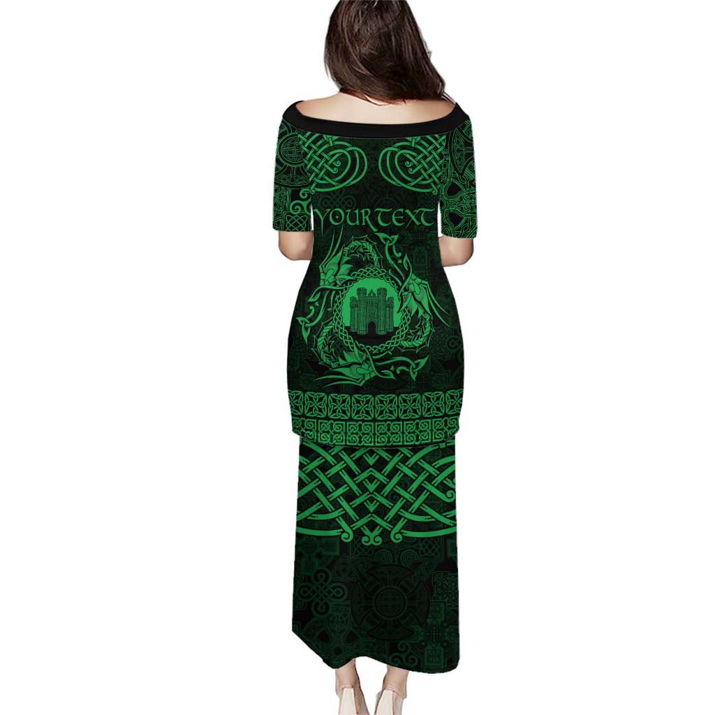 Personalized Denbighshire Sir Ddinbych Puletasi Green Gatehouse Denbigh Castle Celtic-inspired - Wonder Print Shop