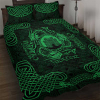 Personalized Denbighshire Sir Ddinbych Quilt Bed Set Green Gatehouse Denbigh Castle Celtic-inspired - Wonder Print Shop