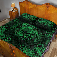 Personalized Denbighshire Sir Ddinbych Quilt Bed Set Green Gatehouse Denbigh Castle Celtic-inspired - Wonder Print Shop