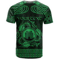 Personalized Denbighshire Sir Ddinbych T Shirt Green Gatehouse Denbigh Castle Celtic-inspired - Wonder Print Shop