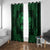 Personalized Denbighshire Sir Ddinbych Window Curtain Green Gatehouse Denbigh Castle Celtic-inspired - Wonder Print Shop