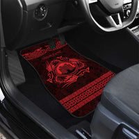 Personalized Denbighshire Sir Ddinbych Car Mats Red Gatehouse Denbigh Castle Celtic-inspired - Wonder Print Shop