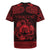 Personalized Denbighshire Sir Ddinbych Rugby Jersey Red Gatehouse Denbigh Castle Celtic-inspired - Wonder Print Shop