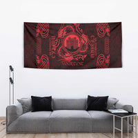 Personalized Denbighshire Sir Ddinbych Tapestry Red Gatehouse Denbigh Castle Celtic-inspired - Wonder Print Shop