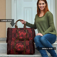 Personalized Denbighshire Sir Ddinbych Travel Bag Red Gatehouse Denbigh Castle Celtic-inspired - Wonder Print Shop