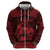 Personalized Denbighshire Sir Ddinbych Zip Hoodie Red Gatehouse Denbigh Castle Celtic-inspired - Wonder Print Shop