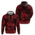 Personalized Denbighshire Sir Ddinbych Zip Hoodie Red Gatehouse Denbigh Castle Celtic-inspired - Wonder Print Shop