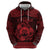Personalized Denbighshire Sir Ddinbych Zip Hoodie Red Gatehouse Denbigh Castle Celtic-inspired - Wonder Print Shop