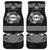 Personalized Flintshire Sir y Fflint Car Mats Black Four Choughs Celtic-inspired - Wonder Print Shop