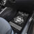 Personalized Flintshire Sir y Fflint Car Mats Black Four Choughs Celtic-inspired - Wonder Print Shop