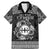 Personalized Flintshire Sir y Fflint Family Matching Mermaid Dress and Hawaiian Shirt Black Four Choughs Celtic-inspired - Wonder Print Shop