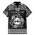 Personalized Flintshire Sir y Fflint Family Matching Mermaid Dress and Hawaiian Shirt Black Four Choughs Celtic-inspired - Wonder Print Shop
