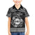 Personalized Flintshire Sir y Fflint Family Matching Mermaid Dress and Hawaiian Shirt Black Four Choughs Celtic-inspired - Wonder Print Shop