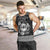 Personalized Flintshire Sir y Fflint Men Tank Top Black Four Choughs Celtic-inspired - Wonder Print Shop
