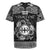 Personalized Flintshire Sir y Fflint Rugby Jersey Black Four Choughs Celtic-inspired - Wonder Print Shop