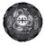 Personalized Flintshire Sir y Fflint Spare Tire Cover Black Four Choughs Celtic-inspired - Wonder Print Shop