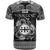 Personalized Flintshire Sir y Fflint T Shirt Black Four Choughs Celtic-inspired - Wonder Print Shop