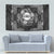 Personalized Flintshire Sir y Fflint Tapestry Black Four Choughs Celtic-inspired - Wonder Print Shop