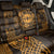 Personalized Flintshire Sir y Fflint Back Car Seat Cover Gold Four Choughs Celtic-inspired - Wonder Print Shop