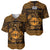 Personalized Flintshire Sir y Fflint Baseball Jersey Gold Four Choughs Celtic-inspired - Wonder Print Shop