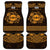 Personalized Flintshire Sir y Fflint Car Mats Gold Four Choughs Celtic-inspired - Wonder Print Shop