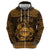 Personalized Flintshire Sir y Fflint Hoodie Gold Four Choughs Celtic-inspired - Wonder Print Shop