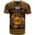 Personalized Flintshire Sir y Fflint T Shirt Gold Four Choughs Celtic-inspired - Wonder Print Shop