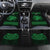Personalized Flintshire Sir y Fflint Car Mats Green Four Choughs Celtic-inspired - Wonder Print Shop