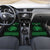 Personalized Flintshire Sir y Fflint Car Mats Green Four Choughs Celtic-inspired - Wonder Print Shop